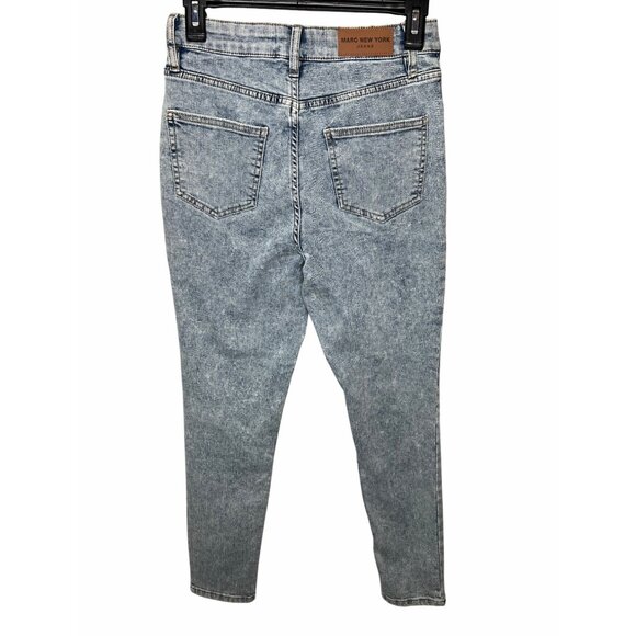 Marc New York Womens Light Wash High-Rise Skinny Jeans Size 4 - Picture 2 of 13